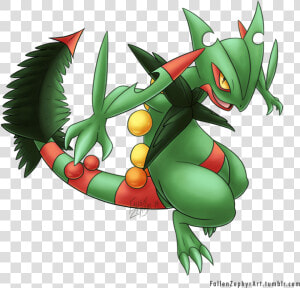 Mega Sceptile By Fallenzephyr   Mega Sceptile  HD Png Download