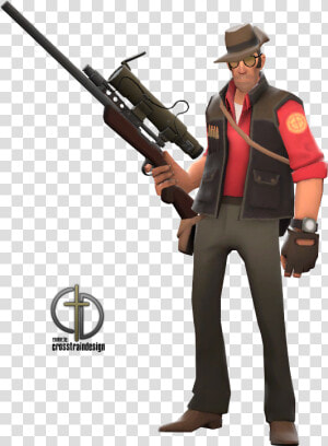 Team Fortress 2 Sniper  HD Png Download