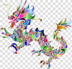 Art dragon graphic Design   Asian Dragon Clip Art  HD Png Download