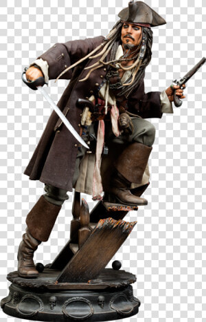 Jack Sparrow Png Image Background   Pirates Of The Caribbean Statue  Transparent Png