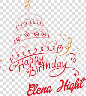 Elena Hight Happy Birthday Name Png   Happy Birthday Anjali Cake  Transparent Png