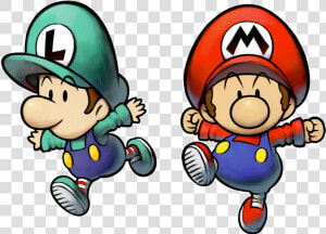 Transparent Mario And Luigi Clipart   Baby Mario And Baby Luigi Partners In Time  HD Png Download