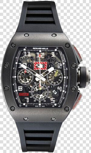 Richard Mille Rm 011 Nemesis Titan Black Usa   Analog Watch  HD Png Download