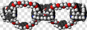 Olympiadane Molecules Spacefill   Olympiadane  HD Png Download