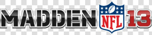 Madden Nfl 13 Transparent Logo  HD Png Download