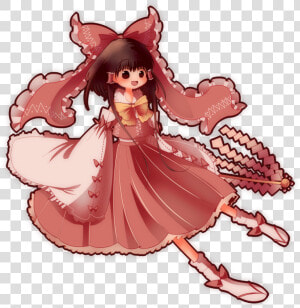 Reimu   Illustration  HD Png Download