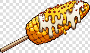 Transparent Elotes Png   Elote En Vaso Dibujo  Png Download