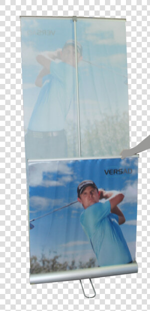 Pull Up Vertical Retractable Banner   Double Sided   Sail  HD Png Download