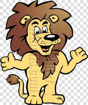 Lion King Mascot   Lion Gezeichnet  HD Png Download