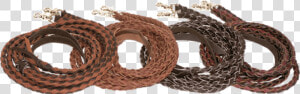 Schutz Brothers Braided Black Leather Roping Reins   Wicker  HD Png Download