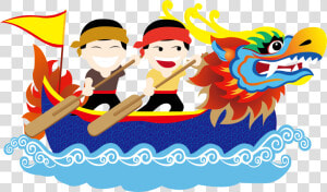 Thumb Image   Cartoon Dragon Boat Festival  HD Png Download