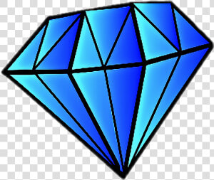  diamond  diamonds  blue  tumblr   Diamond Clipart  HD Png Download