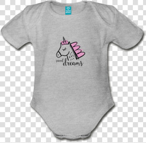 Unicorn Organic Short Sleeve Baby Bodysuit   Infant Bodysuit  HD Png Download