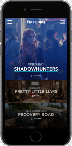 Freeform Launches App   Freeform App  HD Png Download