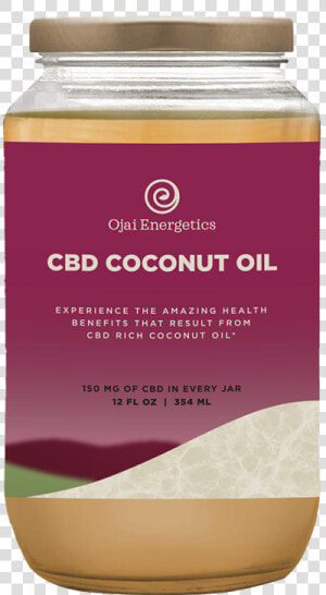 Big Jar Cbd Coconut Oil   Ojai Energetics Cbd Coconut Oil  HD Png Download