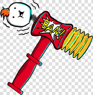 Ban Hammer Png   Ban Hammer Emoji Discord  Transparent Png