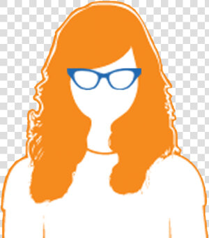 Girl With Eyeglasses Silhouette Kodak Lens Vision Centres   Illustration  HD Png Download