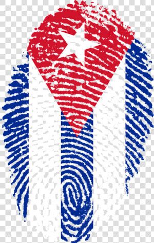 Cuba  Bandera  Huella Digital  País  Orgullo  Identidad   Png Puerto Rico  Transparent Png