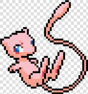 Mew Transparent Sprite Pokemon   Pokemon En 8 Bits  HD Png Download