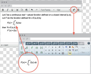 Wiris Mathtype In Tinymce   Content Construction Kit Cck Drupal 7  HD Png Download