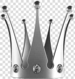  crown  corona  silver  plateado  plateada  diamonds  HD Png Download