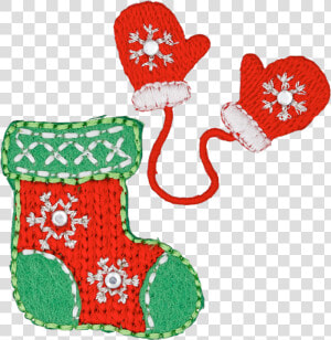 Motif Christmas Stocking  HD Png Download