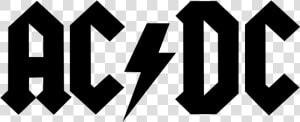 Acdc Logo   Ac Dc Symbol  HD Png Download