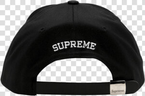 Supreme Visor Label 6 panel Cap   Supreme 6 Panel Hat Vizor  HD Png Download