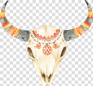  bull  horn  colorful  colores  brillante  HD Png Download