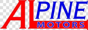 Alpine Motors  HD Png Download