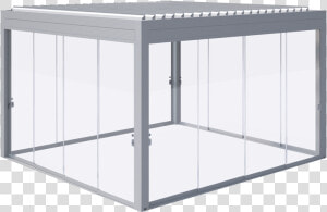 Glisse3   Pergola Sliding Glass  HD Png Download