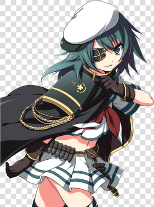 Tumblr Static Dgdg875 Anime Wallpaper Kantai Collection   Cool Anime Character With Eyepatch  HD Png Download