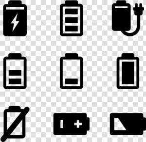 Iphone Battery Icon Vector   Battery Icon Free  HD Png Download