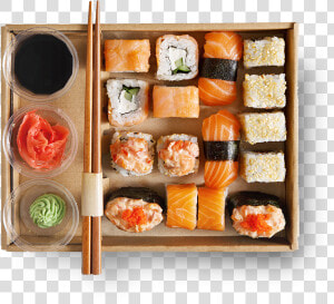 Japanese Sushi Plate   Sushi Packages Cool  HD Png Download