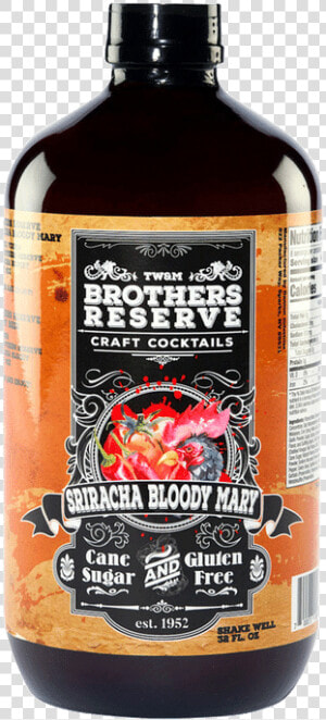 Brother S Reserve Sriracha Bloody Mary   Brothers Reserve Sweet And Sour  HD Png Download