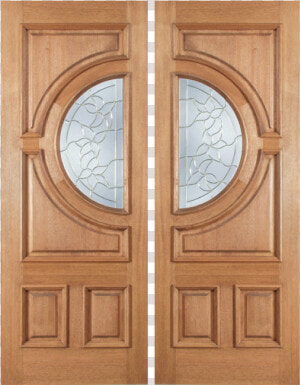 Escon Philippine Mahogany With Raised Moulding On One   One Side Wooden Door  HD Png Download