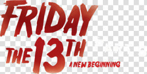 Friday The 13th   Poster  HD Png Download