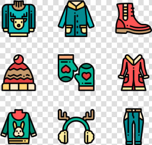 Winter Clothes   Icon Clothes Png Cartoon  Transparent Png