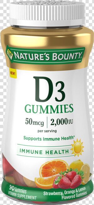 Vitamin D3 Gummies   D3 Gummies Nature  39 s Bounty  HD Png Download