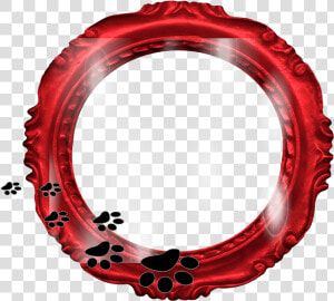  mq  red  footsteps  frame  frames  border  borders   Circle  HD Png Download