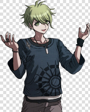 Amami With The Eyebrow Piercing Spike Chunsoft Promised   Danganronpa V3 Rantaro Meme  HD Png Download