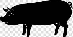 Pig Silhouette Png   Pig Roast Silhouette  Transparent Png