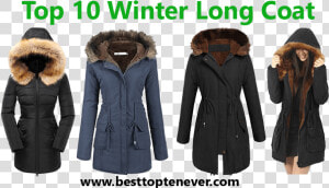 Top 10 Winter Coats   Coat  HD Png Download