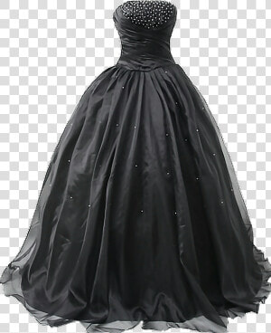  vestido  tumblr  lindo  new  black  vestidonegro   Masquerade Ball Black Ball Gown Wedding Dresses  HD Png Download