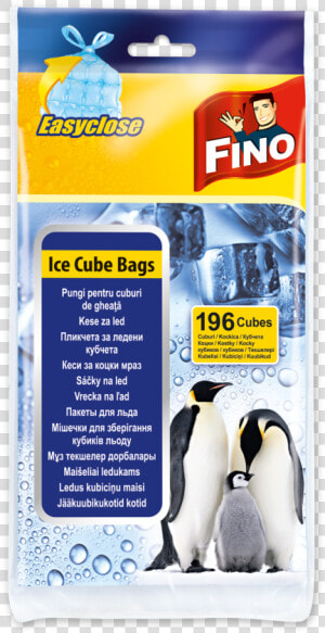 98100 Fino Sce Ice Bags Tied   Fino Ice Cube Bags  HD Png Download