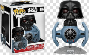 Darth Vader With Tie Fighter Deluxe Pop Vinyl Figure   Darth Vader Target Pop  HD Png Download