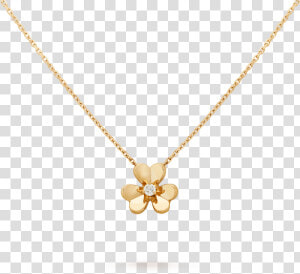 Frivole Pendant  Mini Model    Van Cleef Flower Necklace  HD Png Download