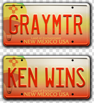 Transparent Walter White Png   New Mexico State License Plate  Png Download