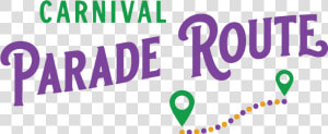 Carnival Parade Route   Graphic Design  HD Png Download