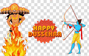 Happy Dussehra 2018 Png Free Pic   Dussehra Banner  Transparent Png